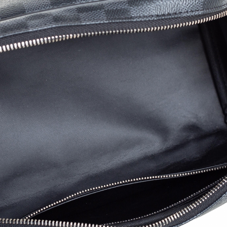 Pre Owned Louis Vuitton Damier Graphite Toilet Dopp Kit Pouch