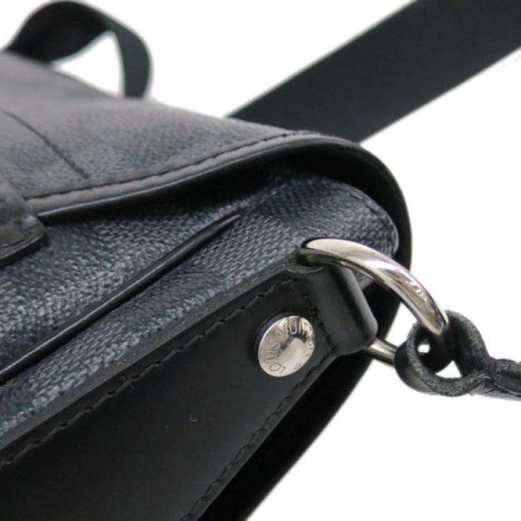 Pre Owned Louis Vuitton Damier Graphite Daniel Messenger Bag GM