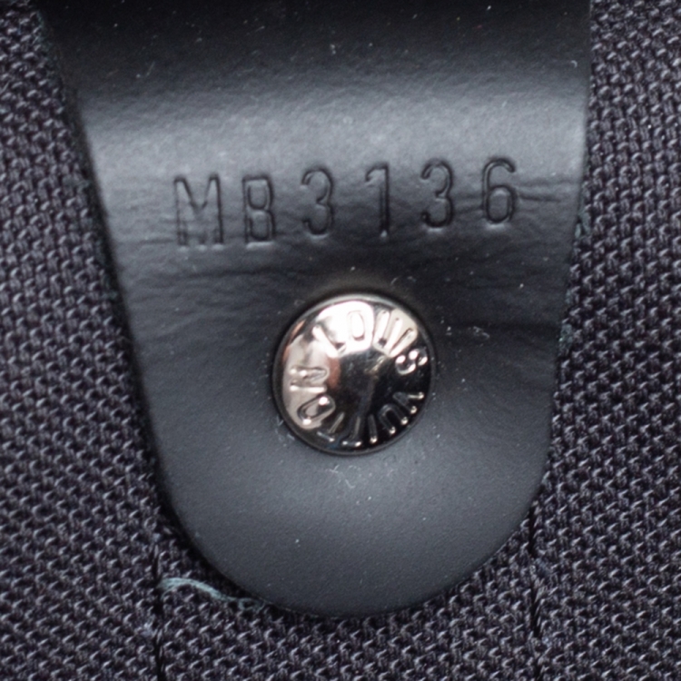 Pre Owned Louis Vuitton Damier Graphite Canvas Christopher Nemeth Blue Rope Keepall Bandouliere 55