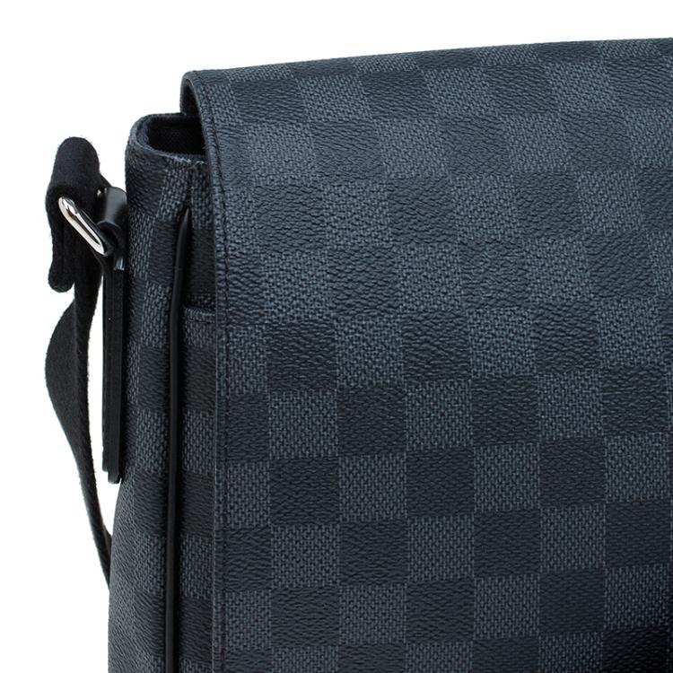 Pre Owned Louis Vuitton Damier Graphite Canvas District MM Bag