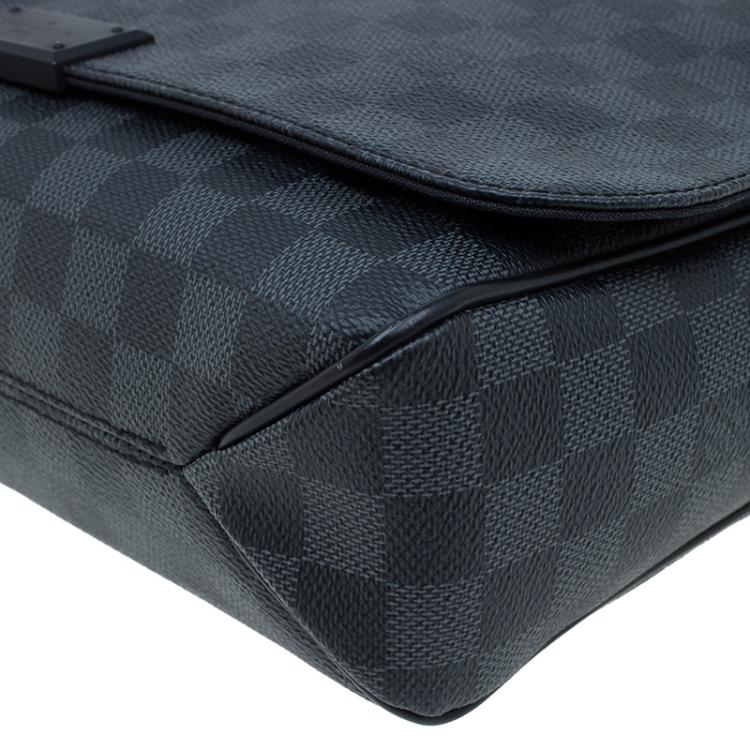 Pre Owned Louis Vuitton Damier Graphite Canvas District MM Bag