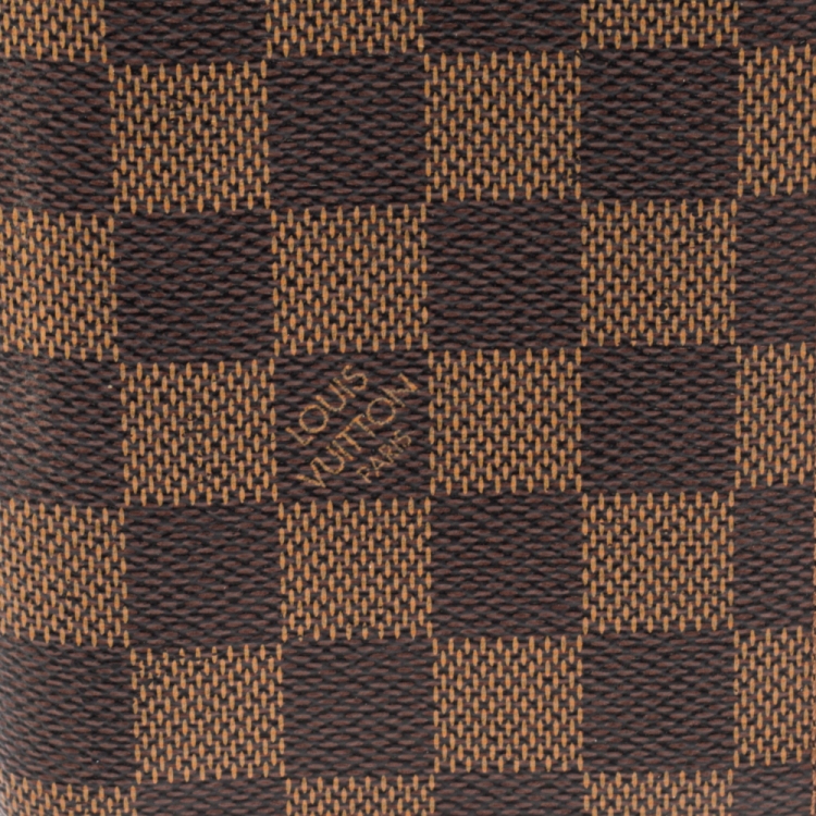 Pre Owned Louis Vuitton Damier Ebene Canvas Brazza Wallet