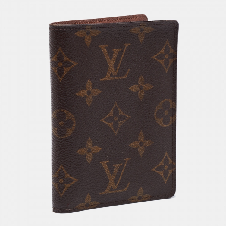 Pre Owned Louis Vuitton Monogram Canvas James Wallet