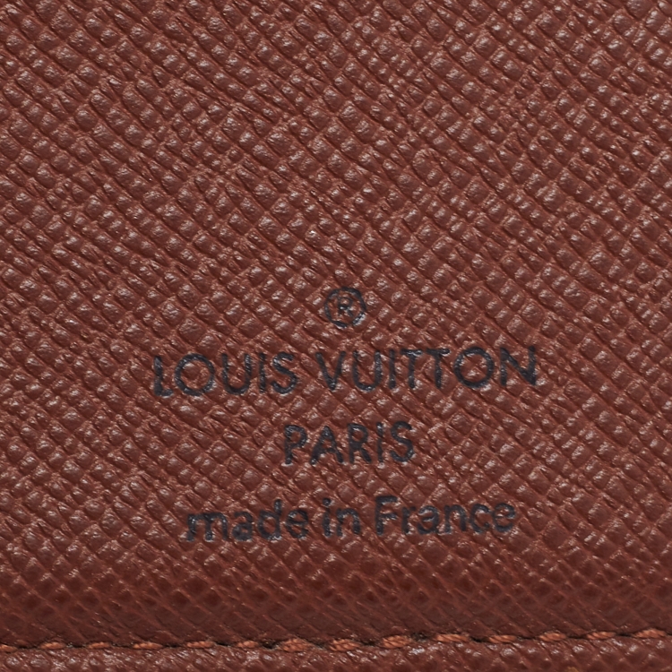 Pre Owned Louis Vuitton Monogram Canvas James Wallet