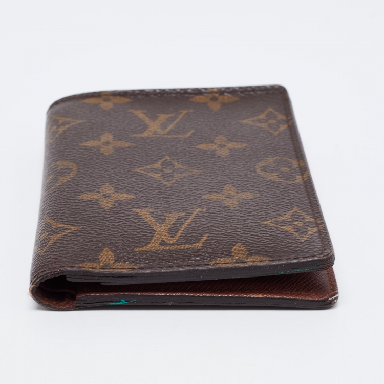 Pre Owned Louis Vuitton Monogram Canvas James Wallet