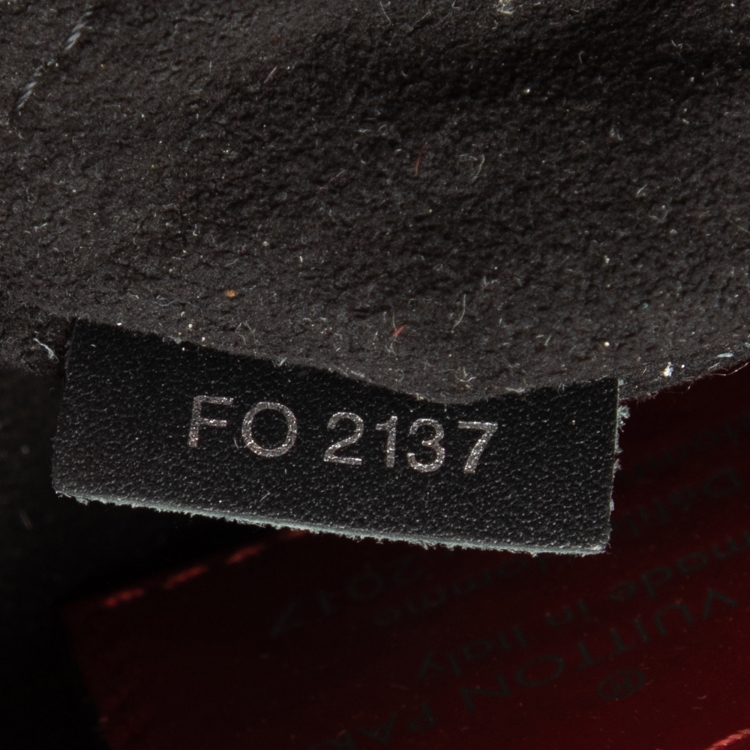 Pre Owned Louis Vuitton x Supreme Red Epi Leather Danube PM Bag