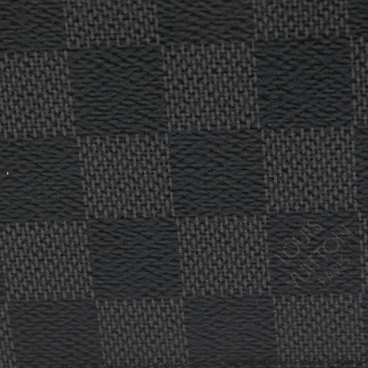 Pre Owned Louis Vuitton Damier Graphite Canvas Multiple Bifold Wallet