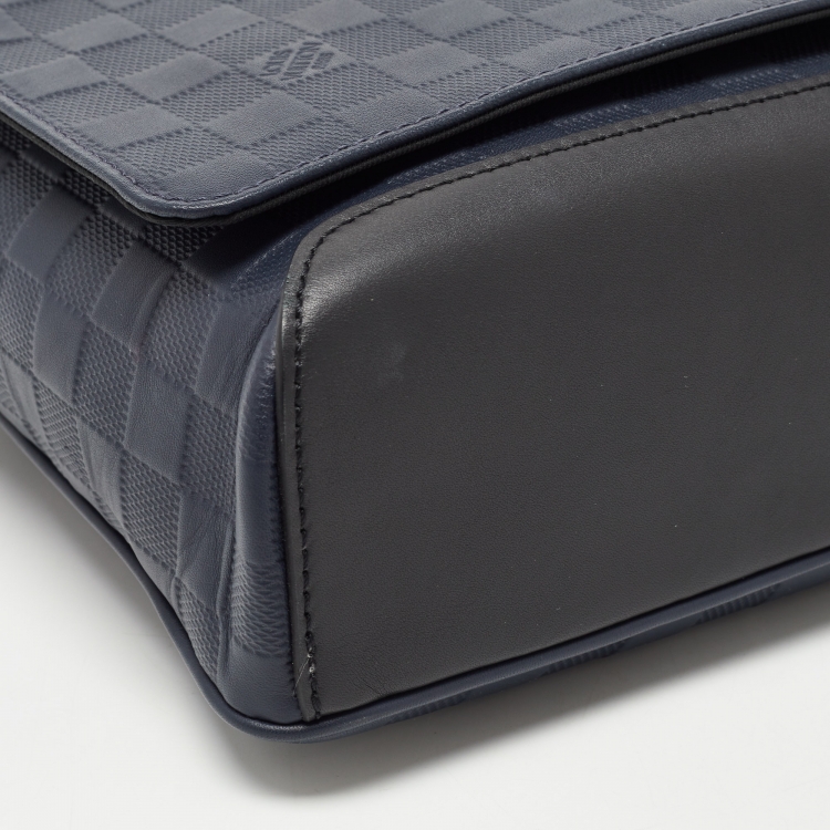 Pre Owned Louis Vuitton Damier Infini Leather District PM Bag