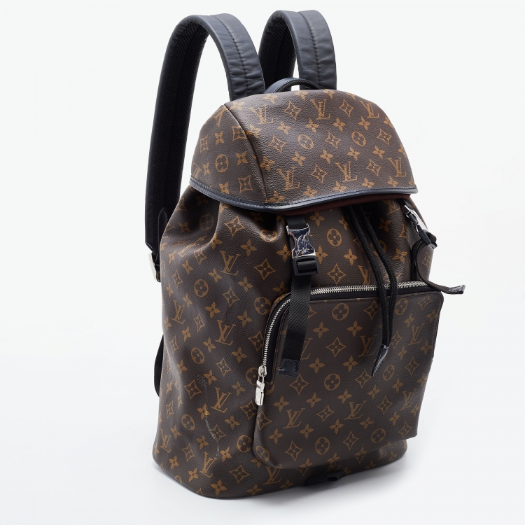 Pre Owned Louis Vuitton Monogram Macassar Zack Backpack