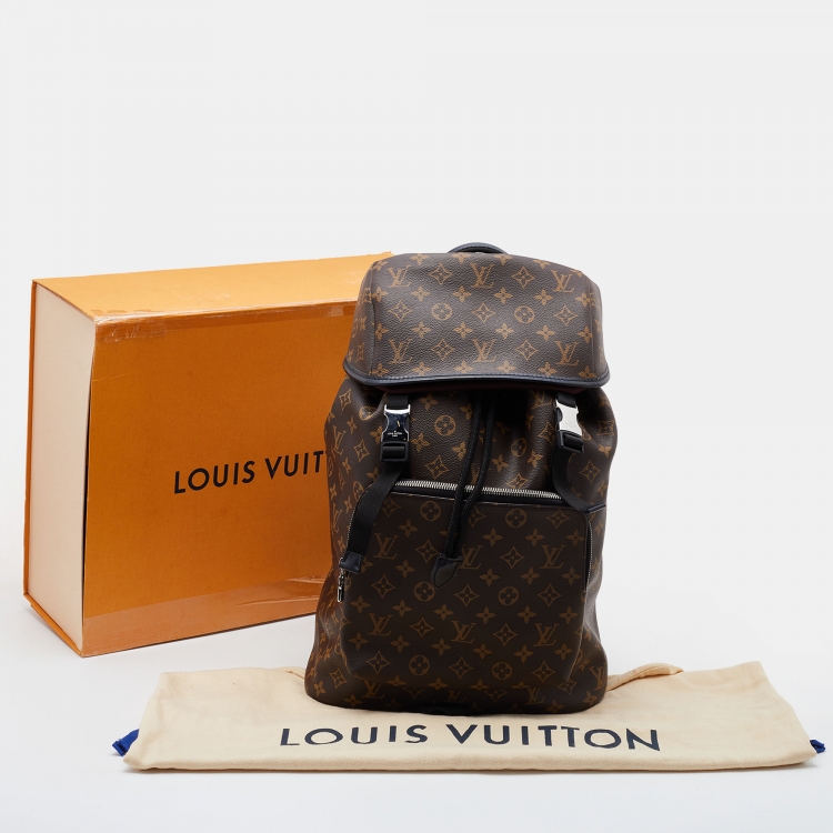 Pre Owned Louis Vuitton Monogram Macassar Zack Backpack
