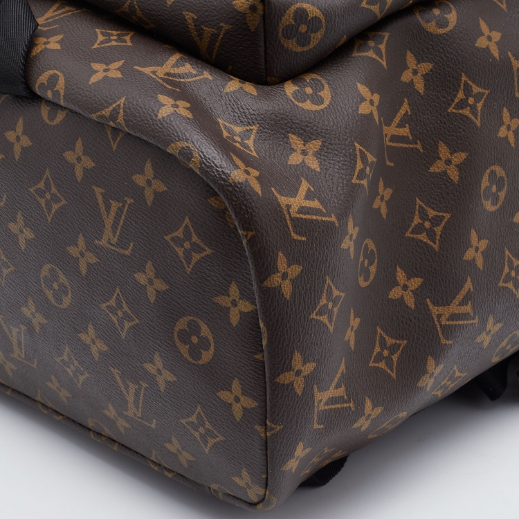 Pre Owned Louis Vuitton Monogram Macassar Zack Backpack
