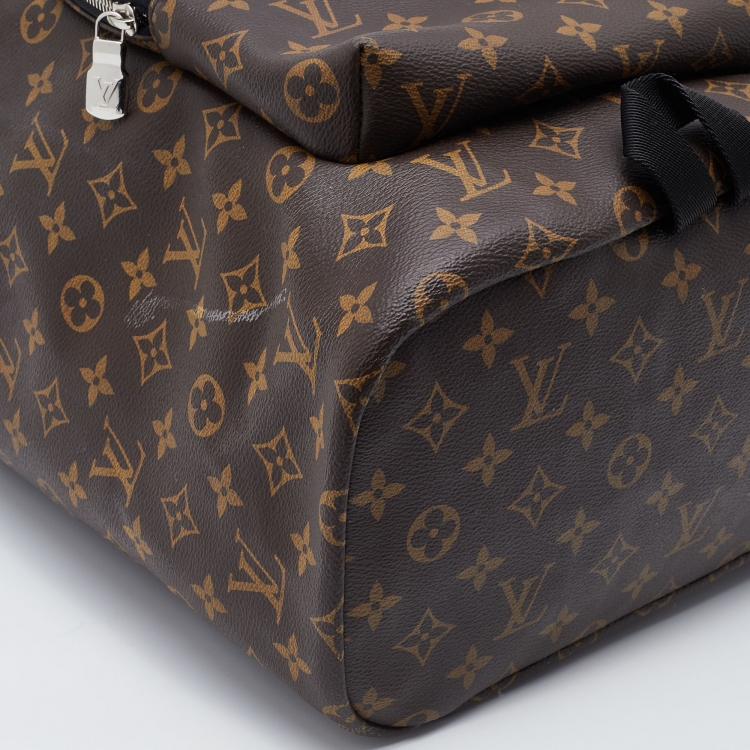 Pre Owned Louis Vuitton Monogram Macassar Zack Backpack