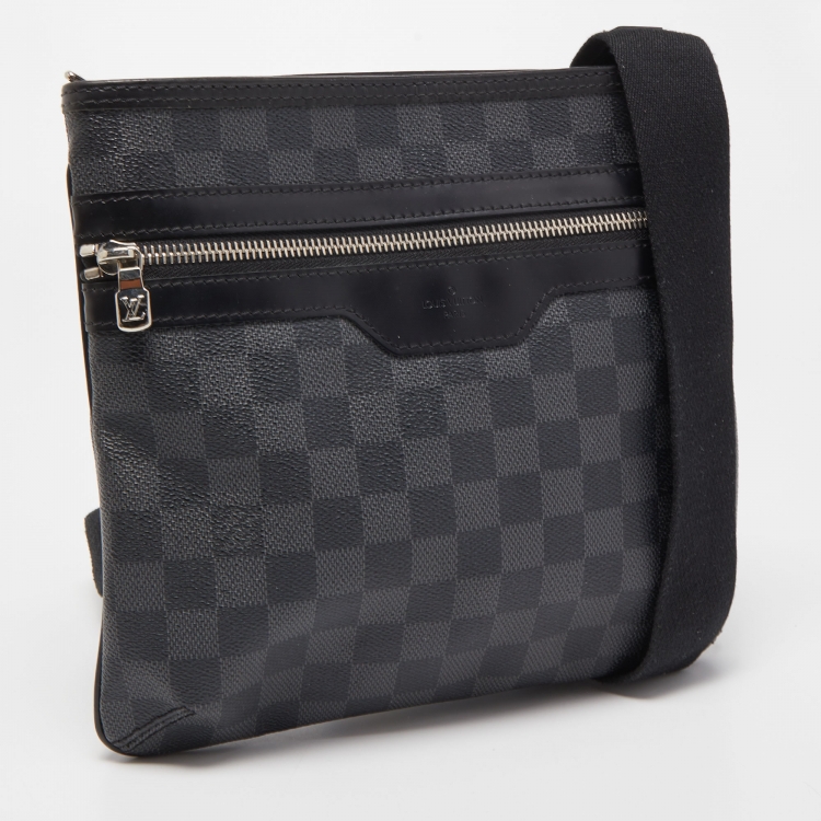 Pre Owned Louis Vuitton Damier Graphite Canvas Thomas Messenger Bag