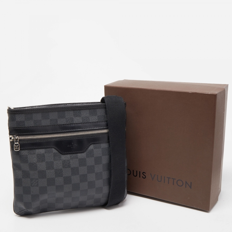 Pre Owned Louis Vuitton Damier Graphite Canvas Thomas Messenger Bag