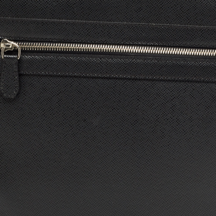 Pre Owned Louis Vuitton Ardoise Taiga Leather Vladimir Business Portfolio