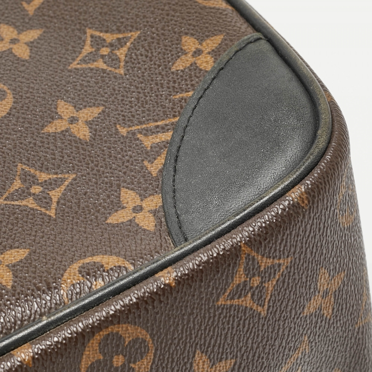 Pre Owned Louis Vuitton Monogram Macassar Canvas Porte-Documents Voyage Bag