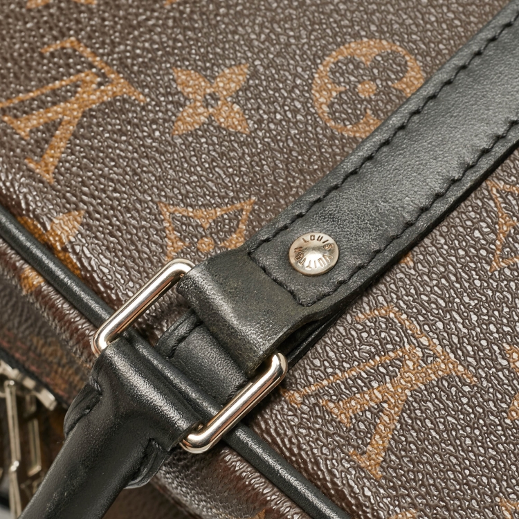 Pre Owned Louis Vuitton Monogram Macassar Canvas Porte-Documents Voyage Bag