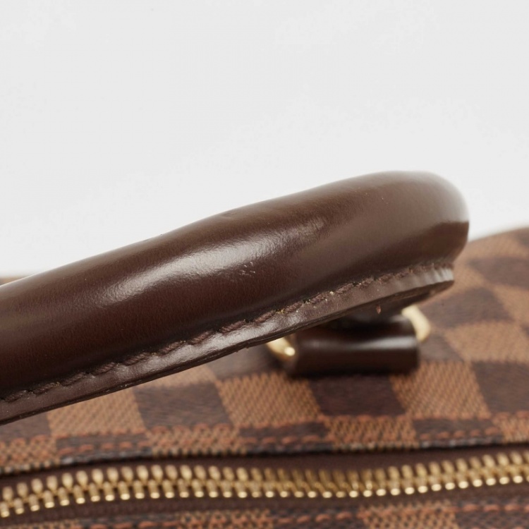 Pre Owned Louis Vuitton Damier Ebene Canvas Keepall Bandouliere 55 Bag