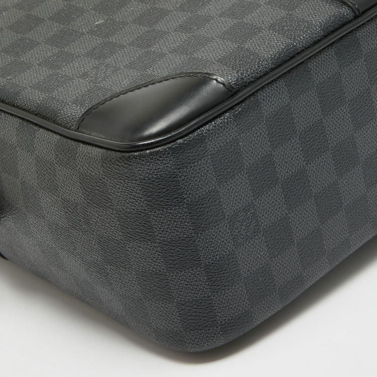 Pre Owned Louis Vuitton Damier Graphite Canvas Porte Documents Voyage GM Briefcase
