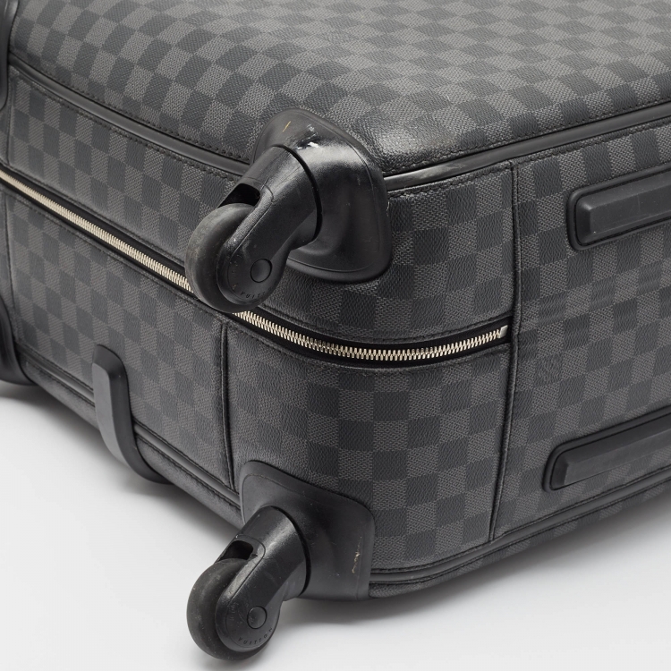 Pre Owned Louis Vuitton Damier Graphite Canvas Zephyr 70 Rolling Suitcase