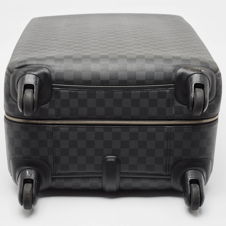 Pre Owned Louis Vuitton Damier Graphite Canvas Zephyr 70 Rolling Suitcase