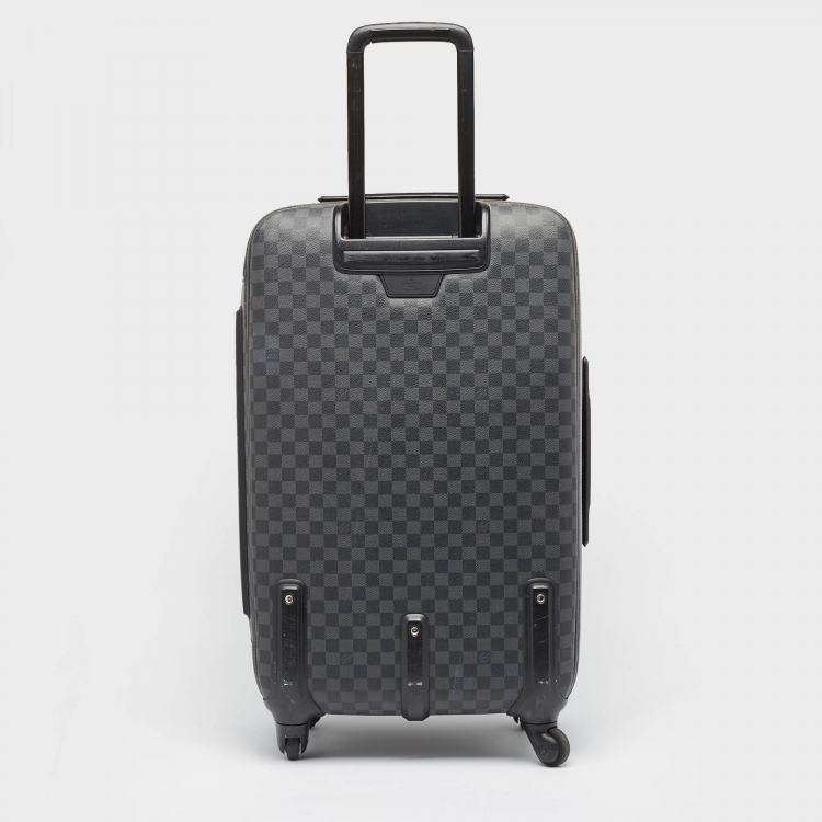 Pre Owned Louis Vuitton Damier Graphite Canvas Zephyr 70 Rolling Suitcase