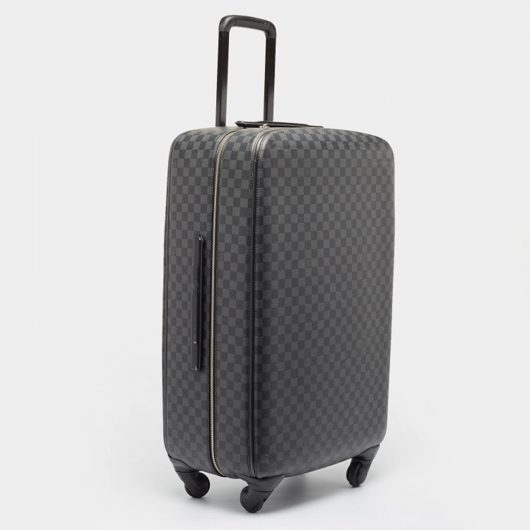 Pre Owned Louis Vuitton Damier Graphite Canvas Zephyr 70 Rolling Suitcase