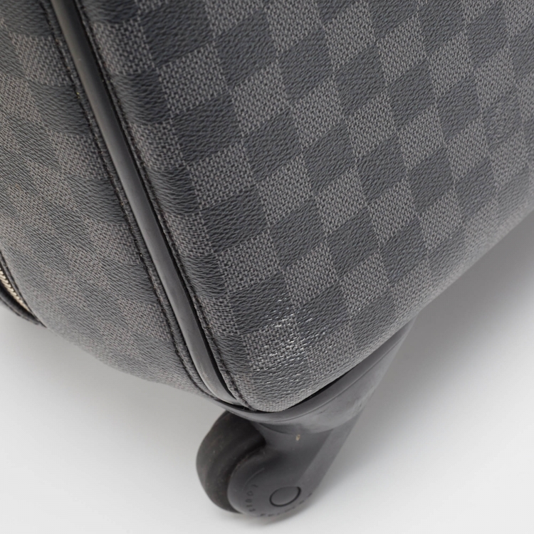 Pre Owned Louis Vuitton Damier Graphite Canvas Zephyr 70 Rolling Suitcase
