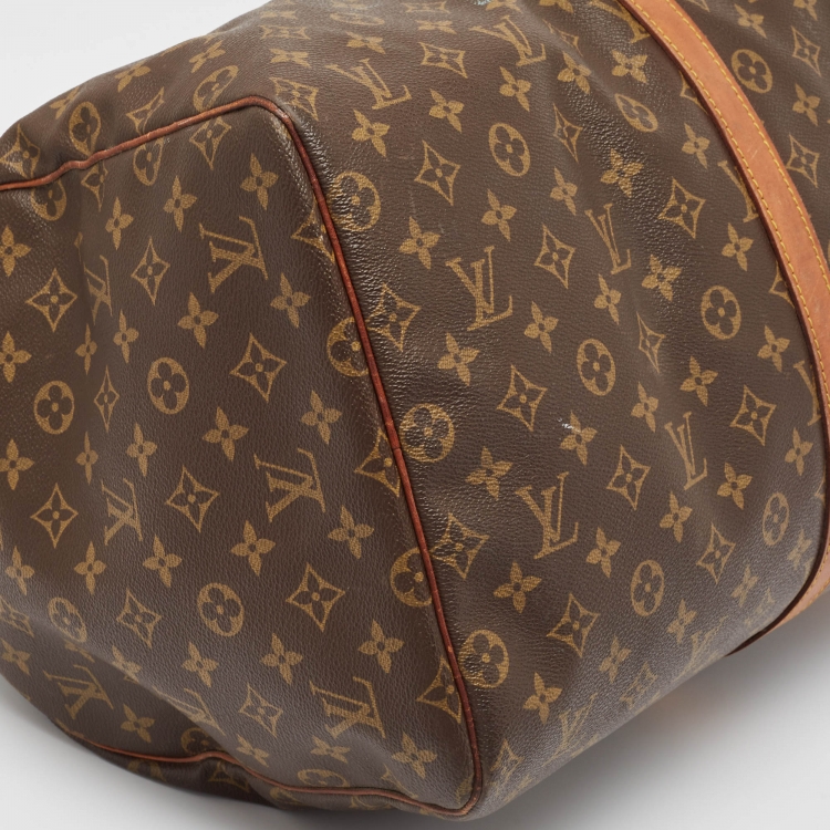 Pre Owned Louis Vuitton Monogram Canvas Keepall 55 Bag