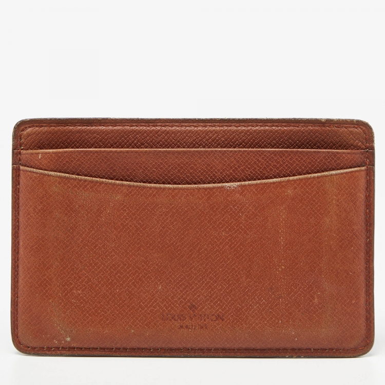 Pre Owned Louis Vuitton Monogram Canvas Card Holder 