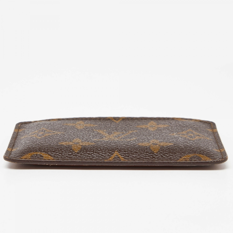 Pre Owned Louis Vuitton Monogram Canvas Card Holder 
