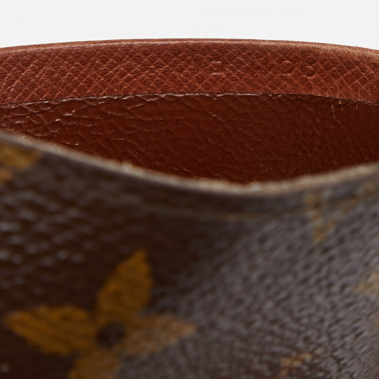 Pre Owned Louis Vuitton Monogram Canvas Card Holder 