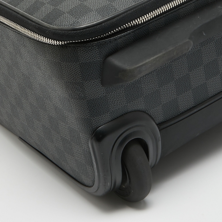 Pre Owned Louis Vuitton Damier Graphite Canvas Pegase 45 Luggage