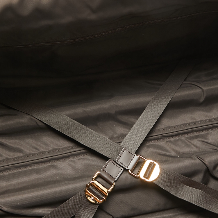 Pre Owned Louis Vuitton Damier Ebene Canvas Neo Eole 65 Rolling Duffle Bag