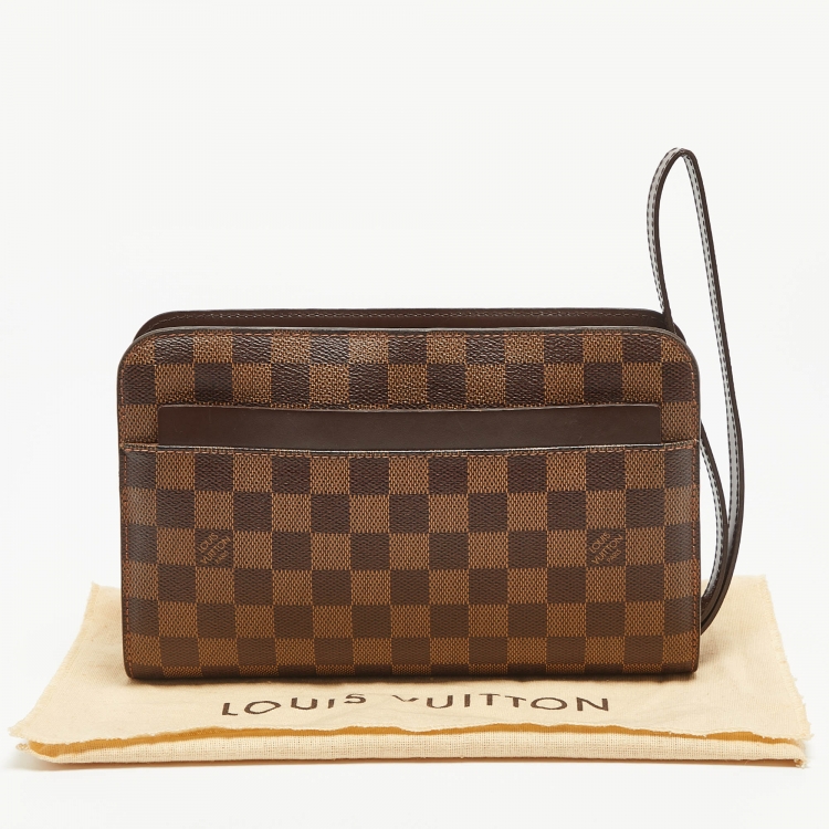 Pre Owned Louis Vuitton Damier Ebene Canvas Saint Louis Pochette