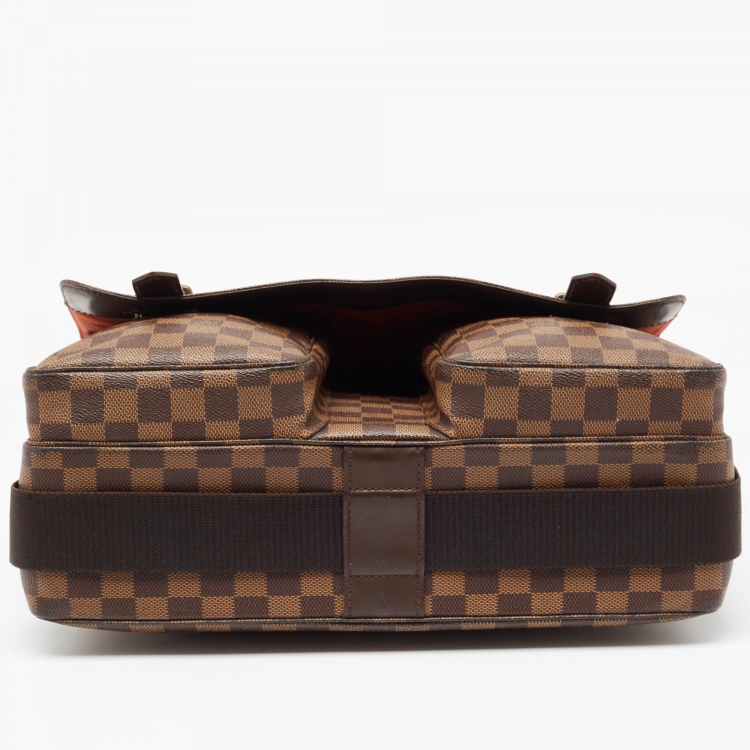 Pre Owned Louis Vuitton Damier Ebene Canvas Broadway Messenger Bag