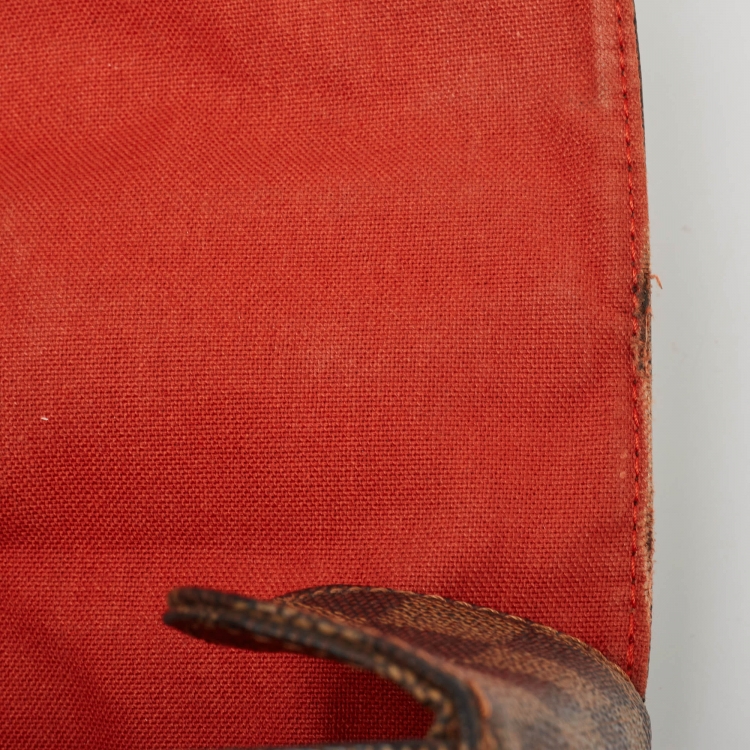 Pre Owned Louis Vuitton Damier Ebene Canvas Broadway Messenger Bag