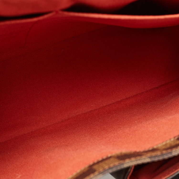 Pre Owned Louis Vuitton Damier Ebene Canvas Broadway Messenger Bag