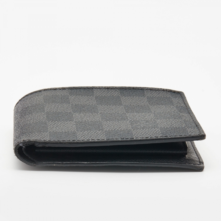 Pre Owned Louis Vuitton Monogram Eclipse Canvas Marco Wallet