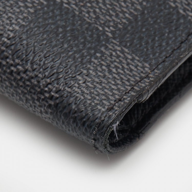 Pre Owned Louis Vuitton Monogram Eclipse Canvas Marco Wallet