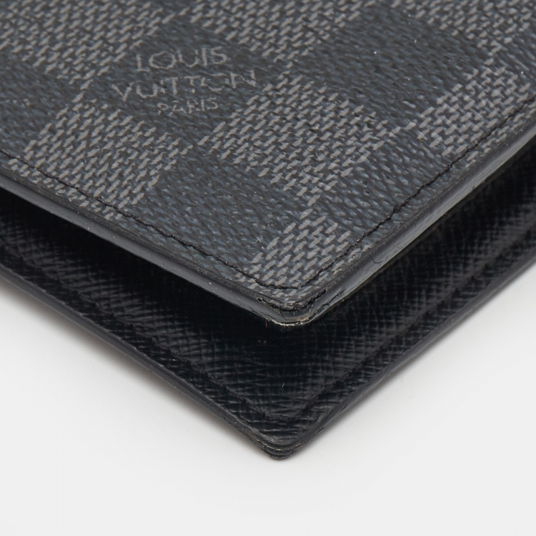 Pre Owned Louis Vuitton Monogram Eclipse Canvas Marco Wallet