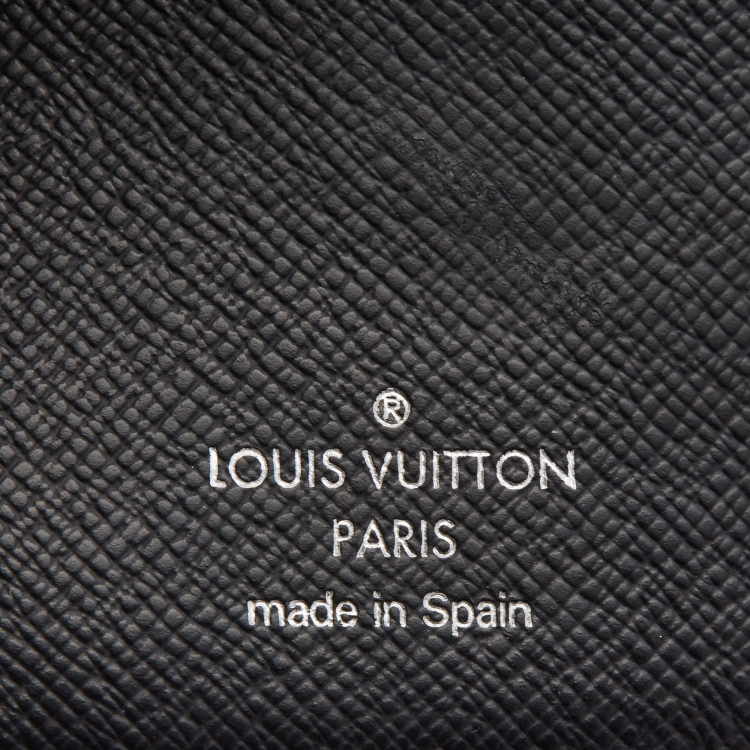 Pre Owned Louis Vuitton Monogram Eclipse Canvas Marco Wallet
