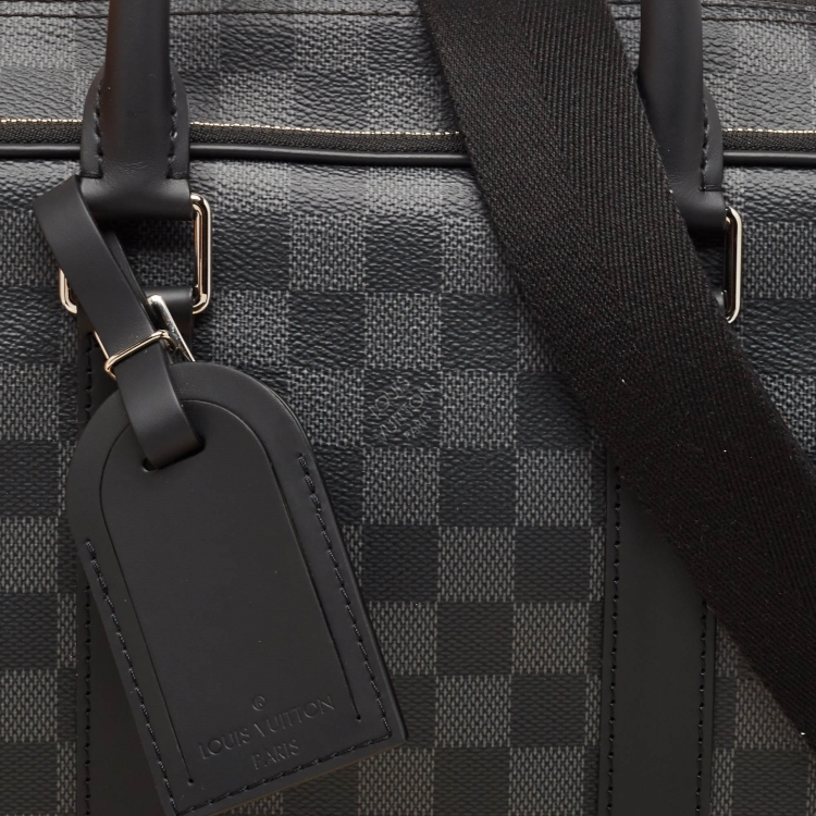 Pre Owned Louis Vuitton Damier Graphite Canvas NM Icare Bag