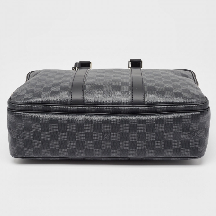Pre Owned Louis Vuitton Damier Graphite Canvas NM Icare Bag