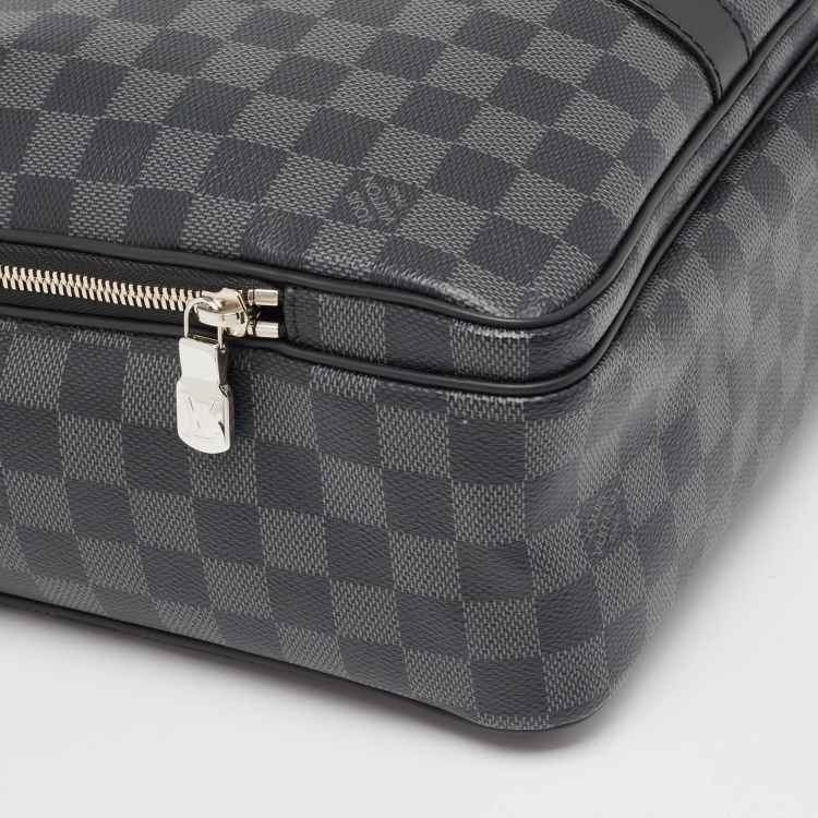 Pre Owned Louis Vuitton Damier Graphite Canvas NM Icare Bag