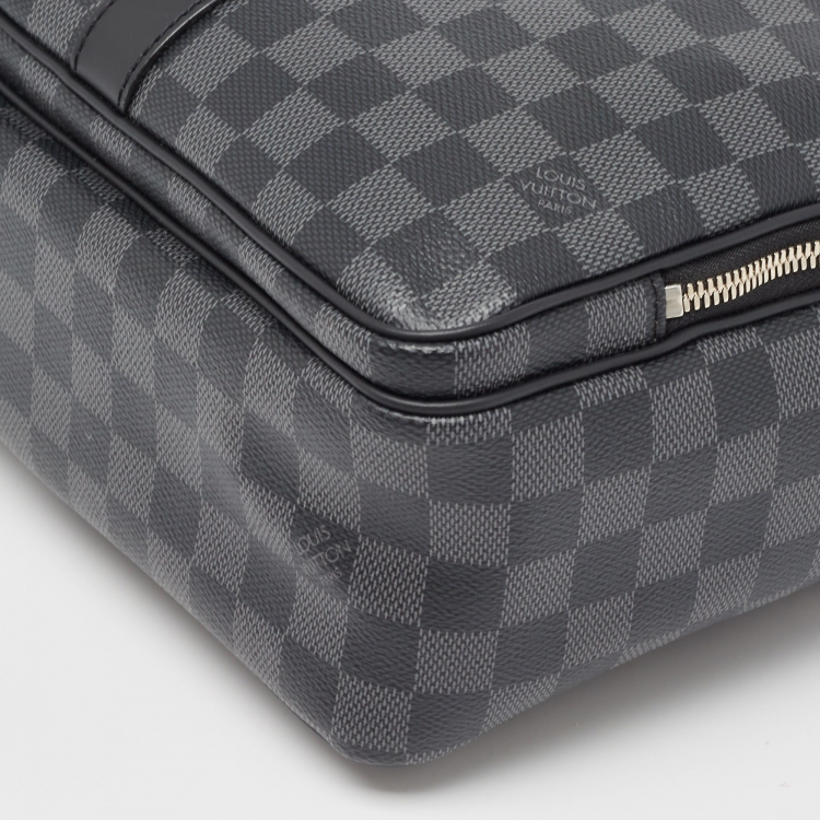 Pre Owned Louis Vuitton Damier Graphite Canvas NM Icare Bag