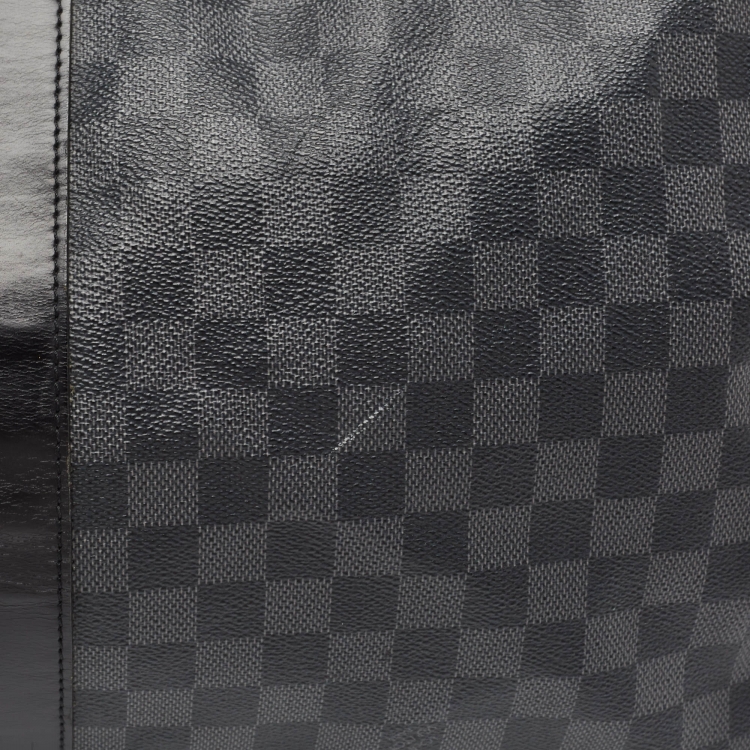 Pre Owned Louis Vuitton Damier Graphite Canvas Keepall Bandouliere 55 Bag