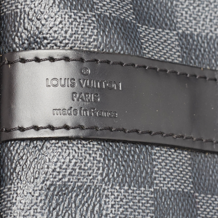 Pre Owned Louis Vuitton Damier Graphite Canvas Keepall Bandouliere 55 Bag