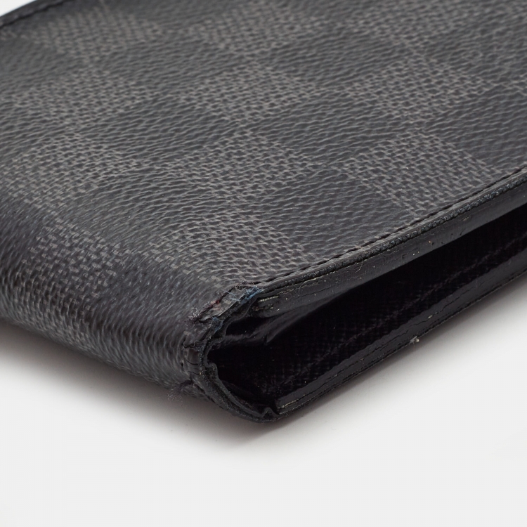 Pre Owned Louis Vuitton Damier Graphite Canvas Bifold Wallet