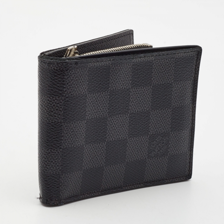 Pre Owned Louis Vuitton Damier Graphite Canvas Bifold Wallet